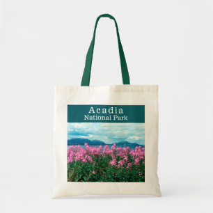 Fireweed on Baker Island, Acadia National Park Tote Bag
