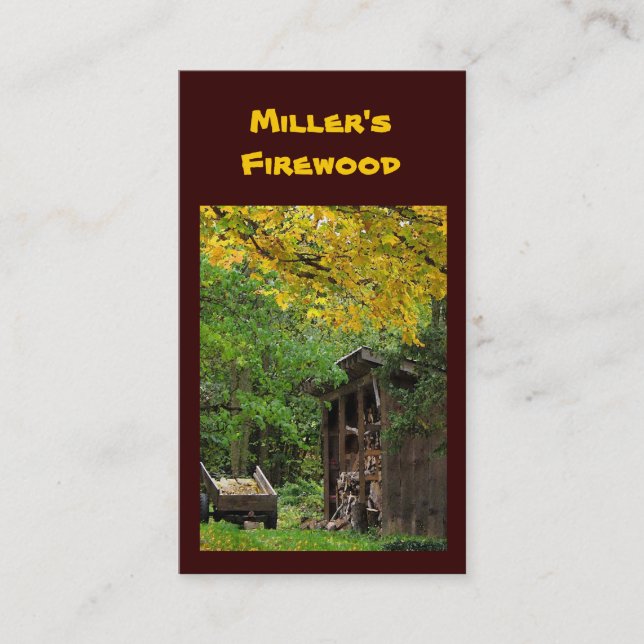 Firewood Business Card (Front)