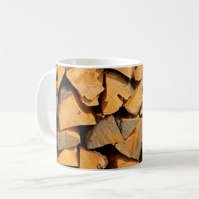 Firewood Coffee Mug (Front Left)