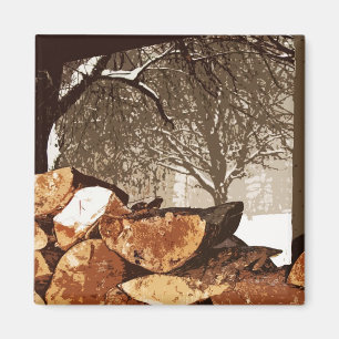 Firewood Magnet