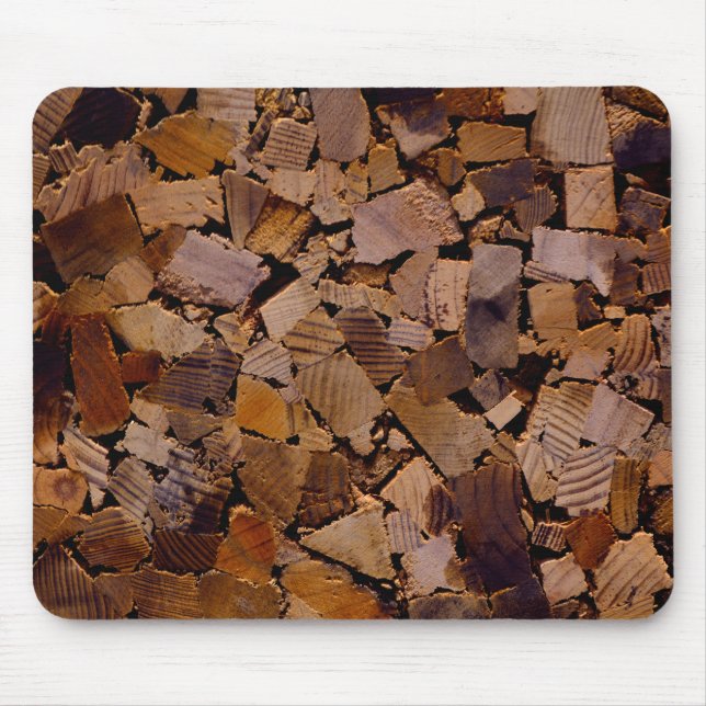Firewood | rustic cabin | wood grain | tree  mouse pad (Front)