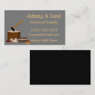  Firewood Supply  Business Card