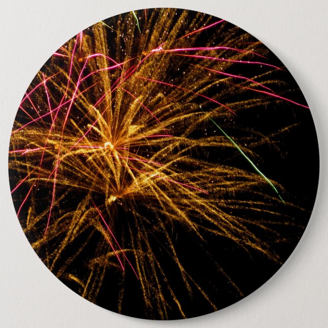 Firework 04 6 inch round button (Front)