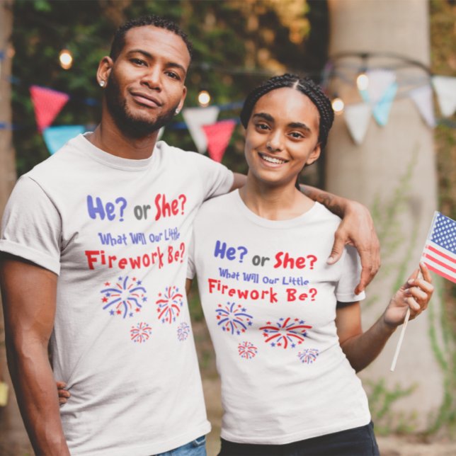 Firework American Gender Reveal T-Shirt (Creator Uploaded)