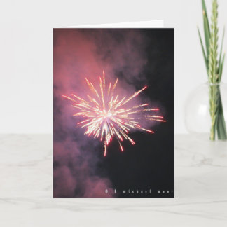 Firework Card