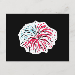 Firework Classic Holiday Postcard
