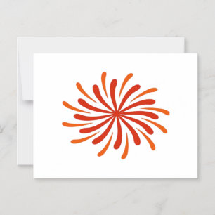 Firework Classic Magnetic Invitation
