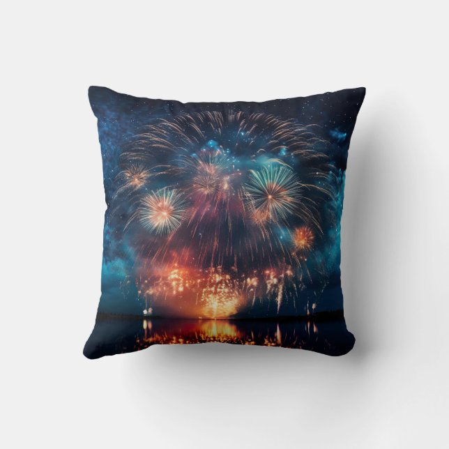 Firework cushion pillow (Back)