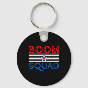 Firework Director Funny 4th Of July Boom Squad. 1 Keychain