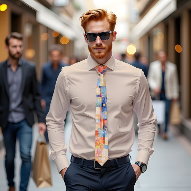 Firework Fantasy Abstract Art Tie (Creator Uploaded)