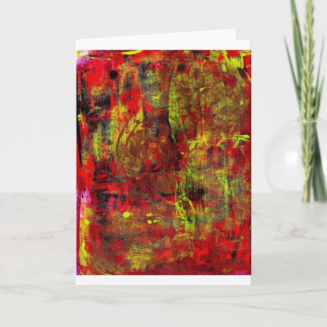 Firework Graffiti Card (Front)