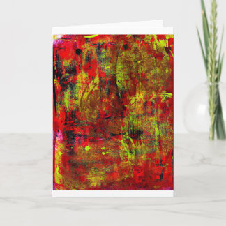 Firework Graffiti Card