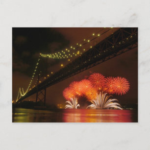 Firework Lisbon Postcard