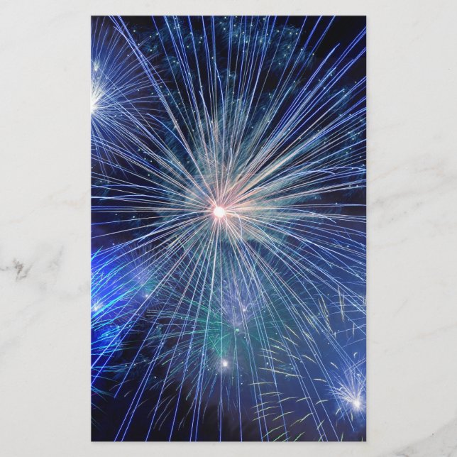 Firework Rockets Stationery (Front)