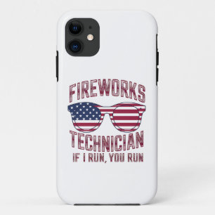 Firework Technician 4Th Of July Funny Usa iPhone 11 Case