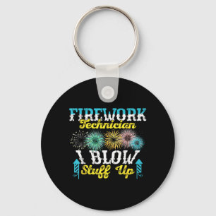 Firework Technigovernment Agencyn Blow Stuff Up Keychain