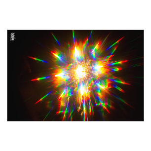 Firework Through 3D Glasses 1  Photo Print