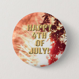 Fireworks 12 4th of July button