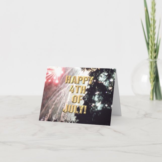 Fireworks 14 4th of July card (Front)