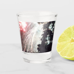 Fireworks 14 shot glass