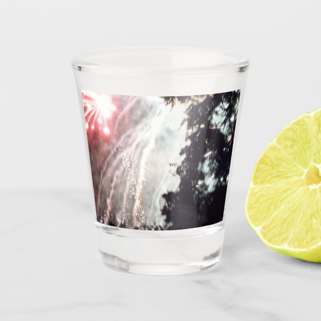 Fireworks 14 shot glass (Front)