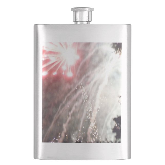 Fireworks 14 stainless steel flask (Front)