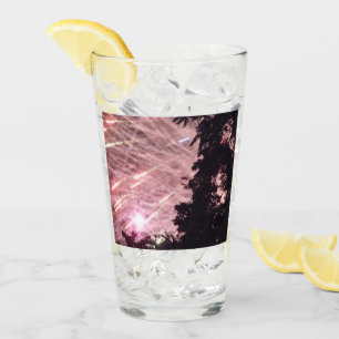 Fireworks 17 Collins glass tumbler