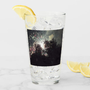 Fireworks 18 Collins glass tumbler