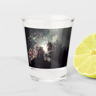 Fireworks 18 shot glass