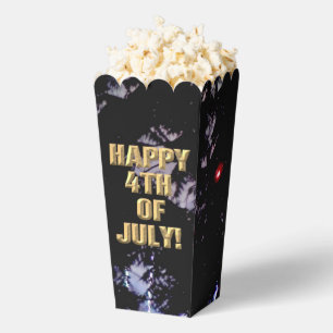 Fireworks 1 4th of July popcorn boxes