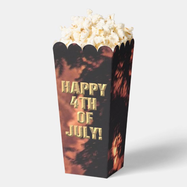 Fireworks 20 4th of July popcorn boxes (Popped)