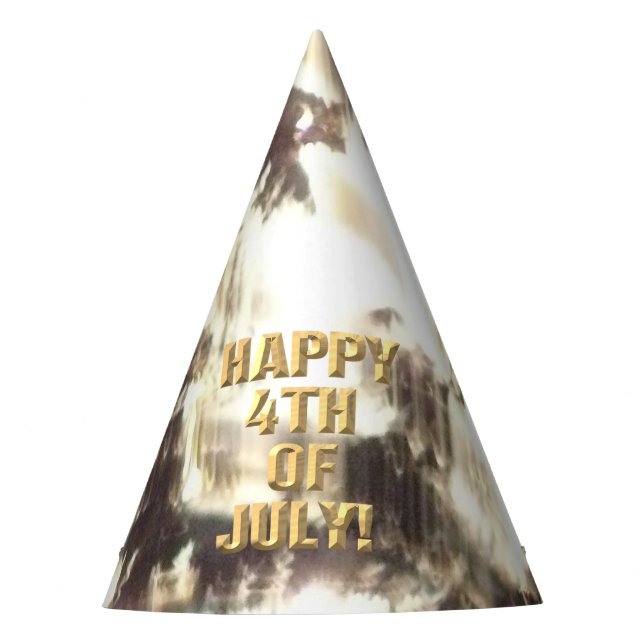 Fireworks 2 4th of July party hat (Front)