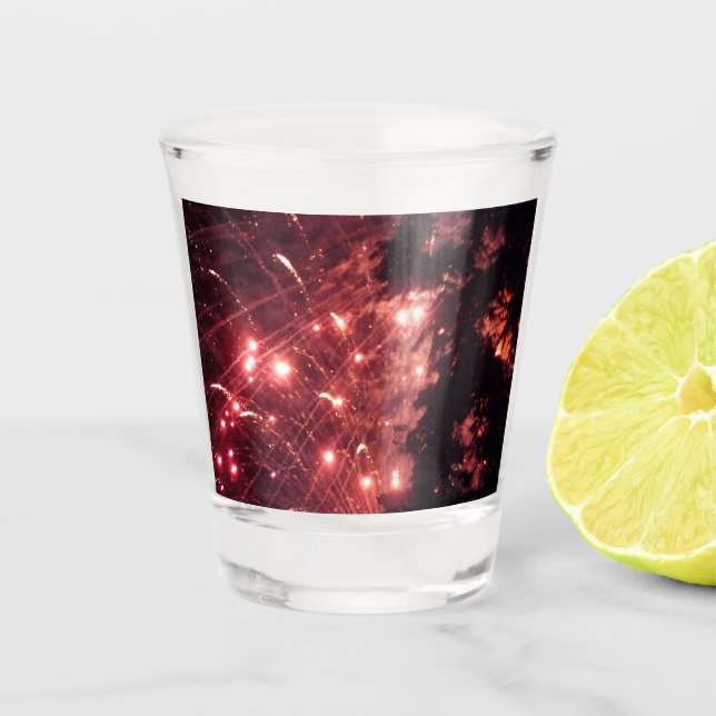 Fireworks 3 shot glass (Front)