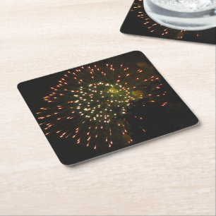 Fireworks 4 paper coasters