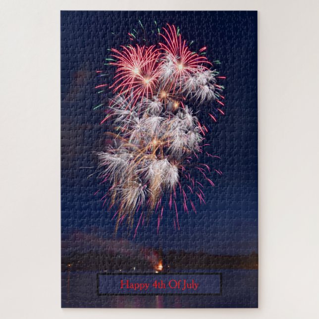 Fireworks 4th Of July Independence Day Jigsaw Puzzle (Vertical)