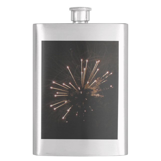 Fireworks 5 stainless steel flask (Front)