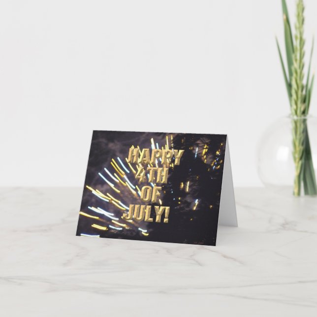 Fireworks 6 4th of July card (Front)