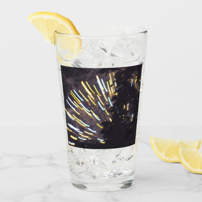 Fireworks 6 Collins glass tumbler (Front Ice)
