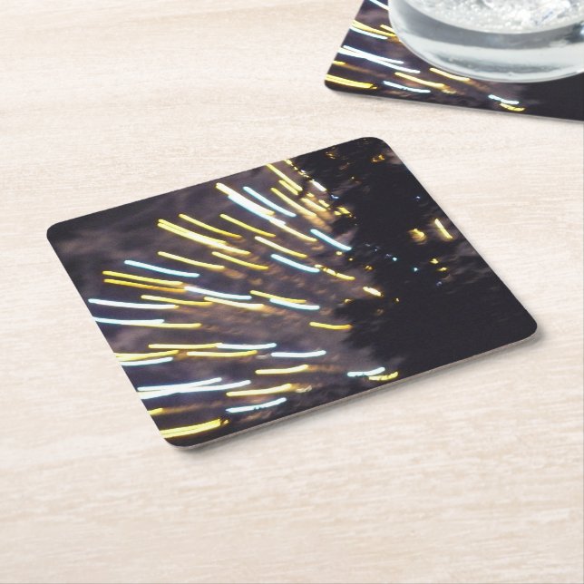Fireworks 6 paper coasters (Angled)