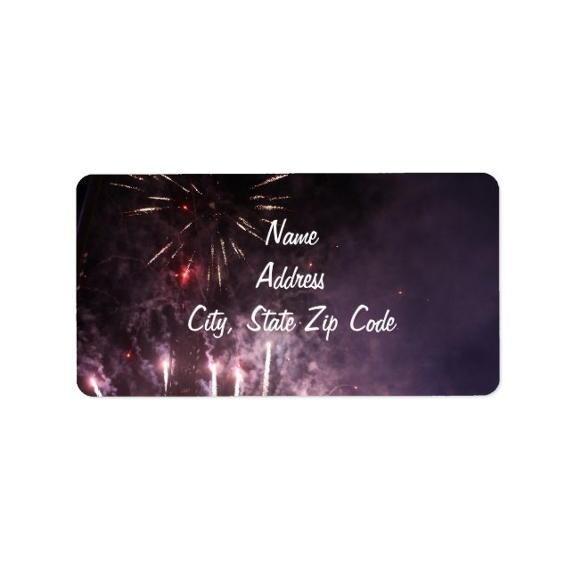 Fireworks Address Labels (Front)