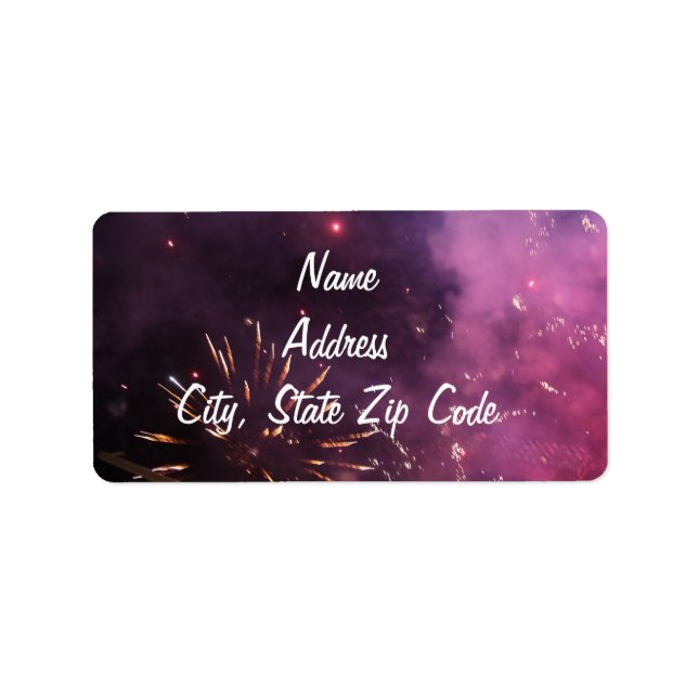 Fireworks Address Labels (Front)