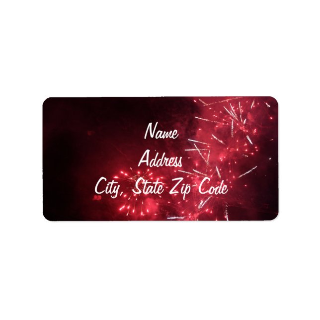 Fireworks Address Labels (Front)