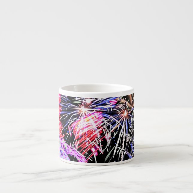 Fireworks Affichage Espresso Mug (Devant)