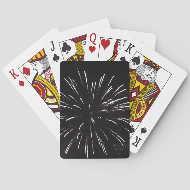 Fireworks Bicycle Playing Cards (Back)