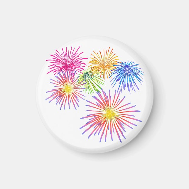 Fireworks Big Party Celebration Firecrackers  Magnet (Front)