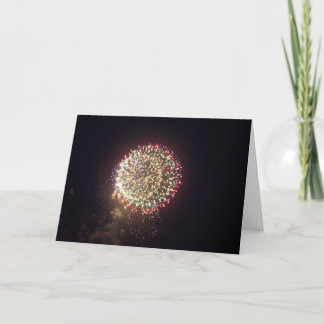 Fireworks Birthday Card