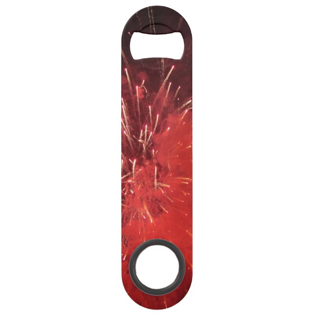 Fireworks Bottle Opener Bar Key (Front)