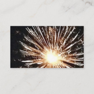 Fireworks Burst Business Card
