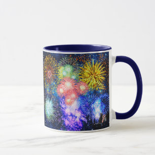 Fireworks Bursts Mug