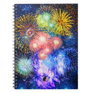 Fireworks Bursts Notebook
